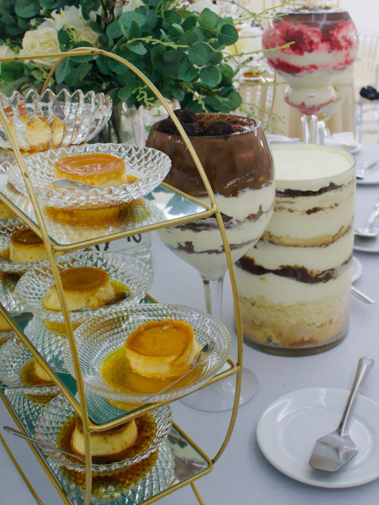 Mesa de doces e sobremesas